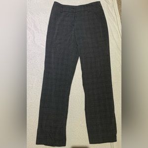 AB Studio Plaid Dress Pants